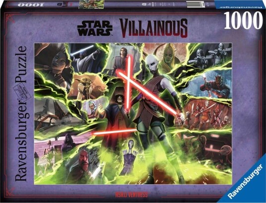 Star Wars Villainous Asajj Ventress Puslespill 1000 Brikker Star Wars Villainous Asajj Ventress Puslespill 1000 Brikker