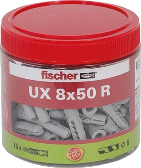 Fischer UX Universalplugg 8x50mm 75 stk