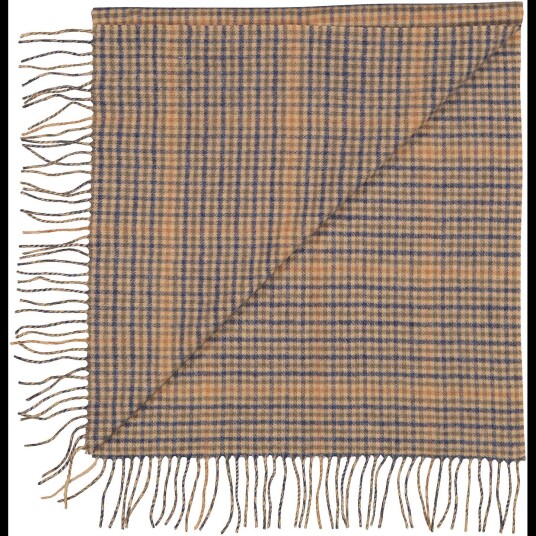 Bea Scarf Camel Check One Size Wool scarf Bea Scarf Camel Check One Size Wool scarf