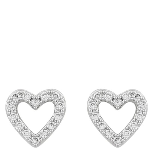 SNÖ Of Sweden Valentina Small Earrings Silver Clear Onesize SNÖ Of Sweden Valentina Small Earrings Silver Clear Onesize