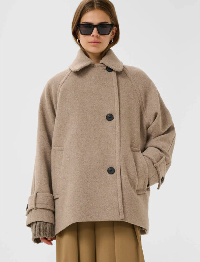InWear Thoraiw Minona Coat R Beige 38 InWear Thoraiw Minona Coat R Beige 38