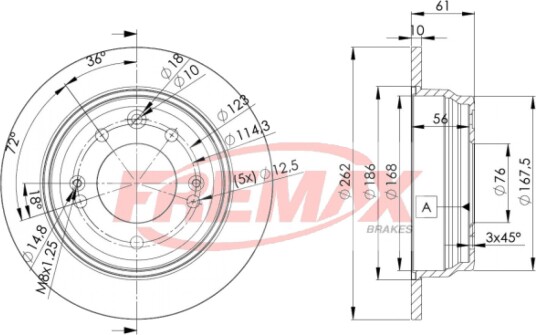 Bremseskive FREMAX BD-0581