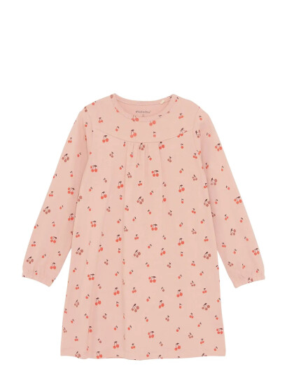 Minymo Nightdress Ls Aop Pink 104