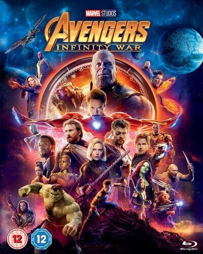 Infinity Avengers: Infinity War DVD 2018 Robert Downey Jr Russo DIR cert 12 English Brand New