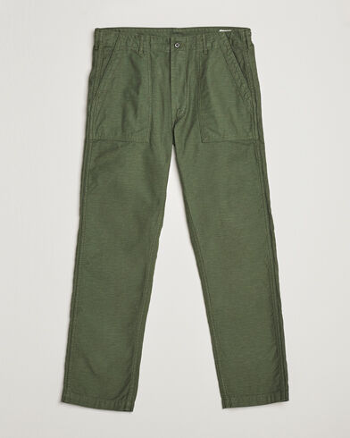orSlow Slim Fit Original Sateen Fatigue Pants Army Green