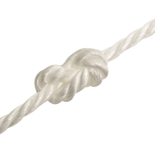  Arbeidstau hvit 12 mm 250 m polypropylen