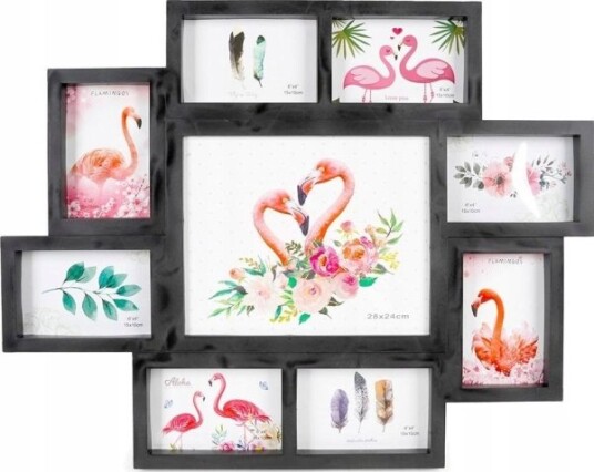 Fandy Gallery multiramme for 9 bilder svart Fandy Gallery multiramme for 9 bilder svart