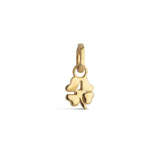 Enamel Copenhagen Organic Clover Charm Gullfarge 8.5 mm