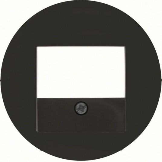 Hager 10382045 Midtbrikke For Usb-laderuttakinnsats Svart