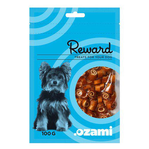 Ozami 100g Hundegodbiter med Kylling og Torsk - Hundefôr med høy kvalitet