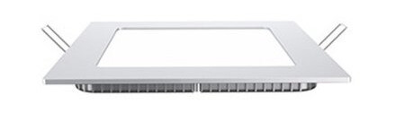V-Tac 15W LED panel downlight - Hull: 14 x 14 cm, Mål: 16 x 16 cm, uten driver - Dimbar : Ikke dimbar, Kulør : Varm