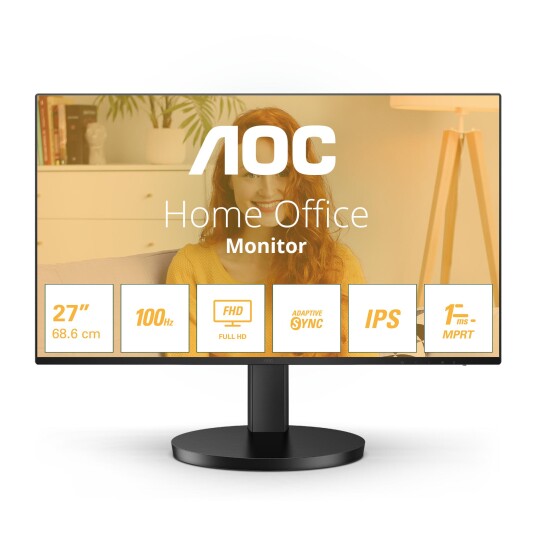 AOC 27" B3 Gaming Skjerm Full HD 100Hz IPS Sort AOC 27" B3 Gaming Skjerm Full HD 100Hz IPS Sort