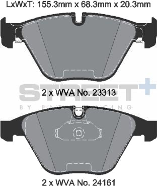 PAGID Racing T8169SP2001 Bremseklosser