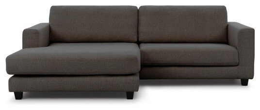 Juvila BILBAO Sofa m. bred sjeselong XL venstre, Antrasitt Unoliving