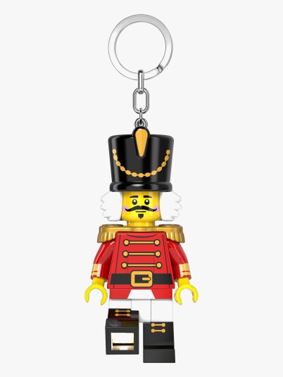 LEGO Nøkkelring Nøtteknekker med LED-lys i Byggeleker
