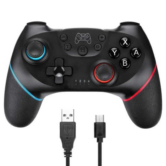 Trådløs Håndkontroll Kompatibel med Nintendo Switch Pro Bluetooth
