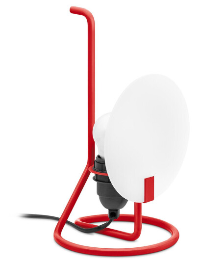 Stilnovo - Bugia Table Lamp - Red Ral 3020 - Bordlamper - Antonio Macchi Cassia