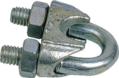 Wireklemme galvanisert   6,5 mm