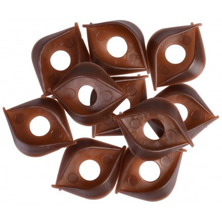 Infinity Hearts Øyenlokk til 12mm sikkerhetsøyne Brun 5 par Infinity Hearts Øyenlokk til 12mm sikkerhetsøyne Brun 5 par