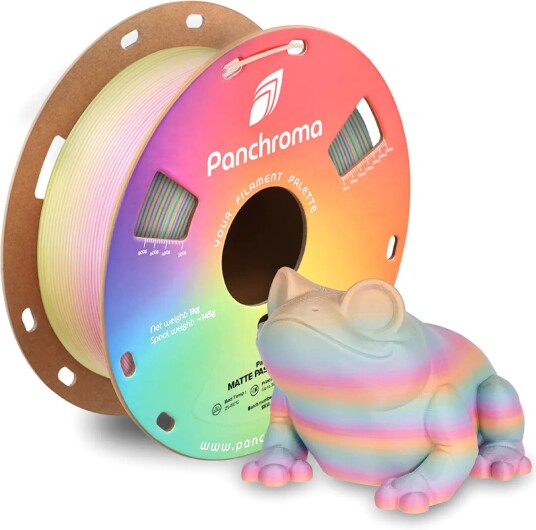 Polymaker Panchroma Gradient Matte Pla Pastel Rainbow Polymaker Panchroma Gradient Matte Pla Pastel Rainbow