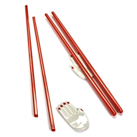 Serax Table Nomade spisepinner med holdere 6 deler Rød Serax Table Nomade spisepinner med holdere 6 deler Rød