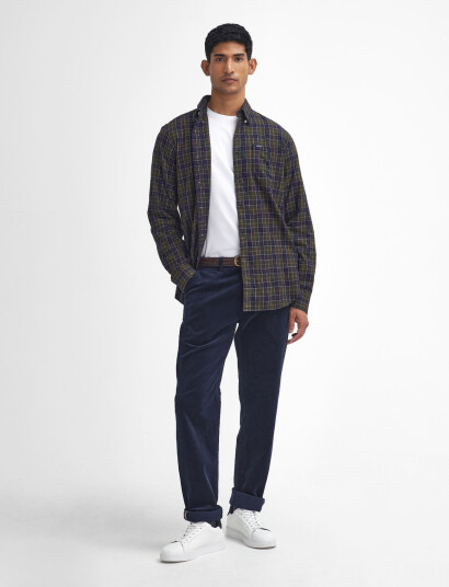 Barbour Barbour Stretch Cord Tailored Trouser Navy 38 RG