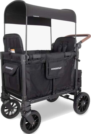 Wonderfold W2 Luxe Pro Vogn Jet Black Wonderfold W2 Luxe Pro Vogn Jet Black