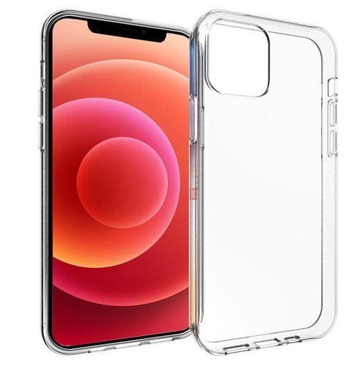 INCOVER iPhone 12 Pro Max Fleksibel Plast Bakdeksel - Gjennomsiktig