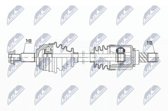Nty Drivaksel NTY NPW NS 108 Nty Drivaksel NTY NPW NS 108