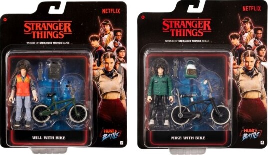 Stranger Things Samlefigurer & Sykkel, Blandet Stranger Things Samlefigurer & Sykkel, Blandet