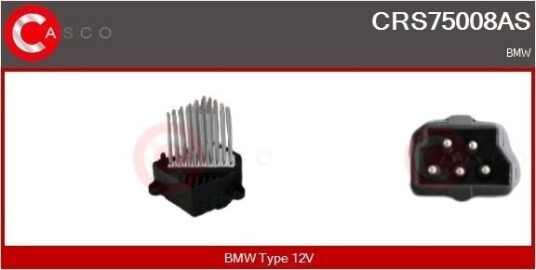 CASCO CRS75008AS Motstand, kupévifte CASCO CRS75008AS Motstand, kupévifte