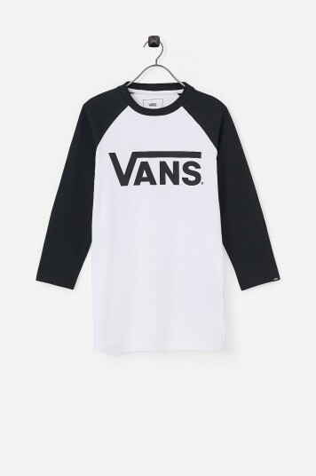 Vans T shirt Vans Classic Raglan Boys Hvit