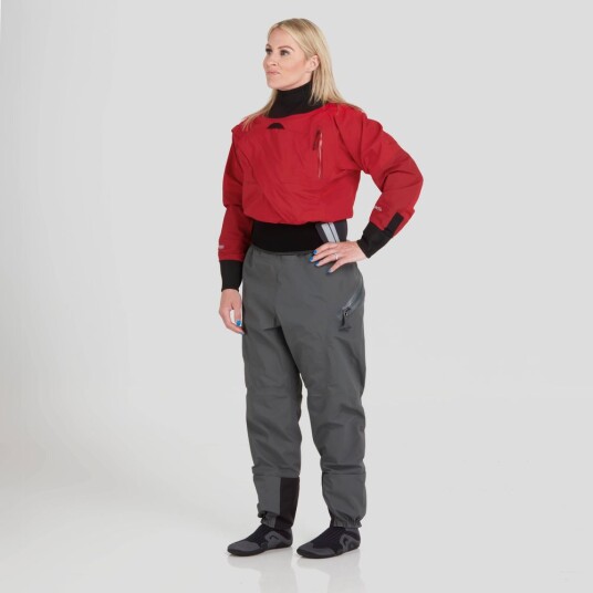 NRS Women's Crux Dry Suite Red XL