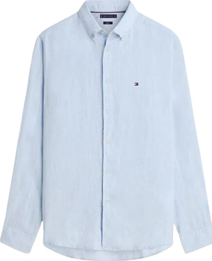 Tommy Hilfiger Pigment Dyed Li Solid Rf Shirt Blue XL