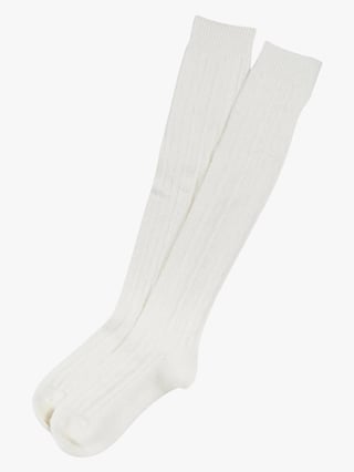 Islow Cable Sock Hvit 45/47