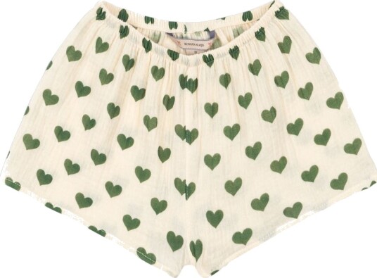Konges Sløjd Shorts Coco Mini Amour Verde Konges Sløjd 7 8 år 122 128 Shorts Grønn Hvit
