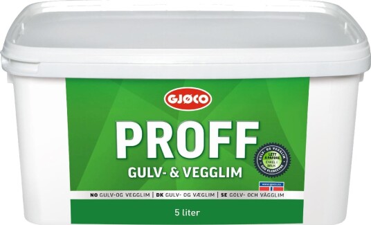 Gjøco Proff Gulv Og Vegglim 5l