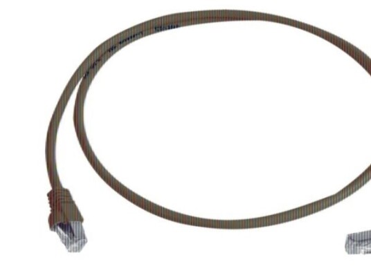 Telegärtner Cat.7 Mp8 Fs 600 Lszh 2.0M 1X90-Degrees 2 M Blå