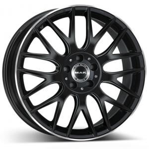 MAK Arrow Black polished lip 9x20 5x112 ET41 B66.6
