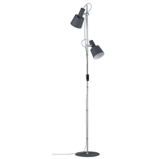 Paulmann - Haldar Gulvlampe Dark Grey/Chrome Paulmann - Haldar Gulvlampe Dark Grey/Chrome