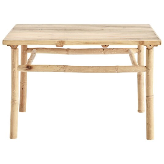 Tine K Tine K Stuebord Bambus Naturfarget 70x70 cm Tine K Tine K Stuebord Bambus Naturfarget 70x70 cm