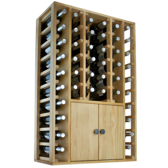 ESMA - Winerex - 44 flasker + skap i bunnen - Furu ESMA - Winerex - 44 flasker + skap i bunnen - Furu