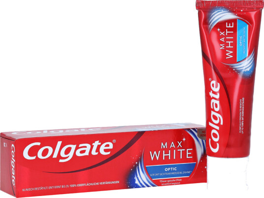 Colgate Max White Optic Tannkrem 75 ml.
