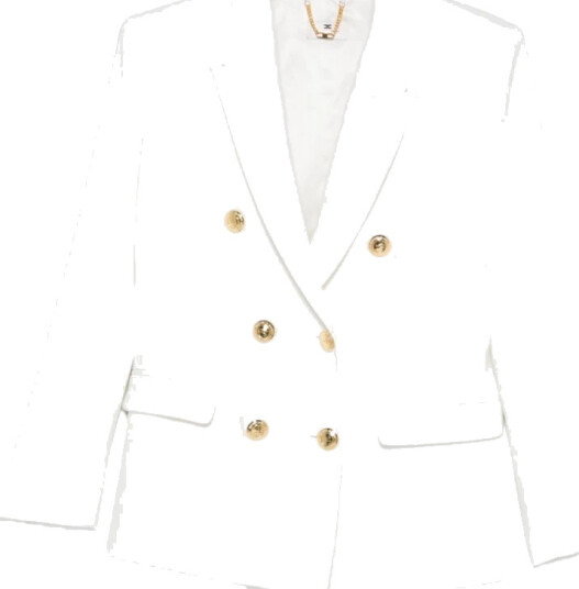 Elisabetta Franchi Dame Jakker Hvit L,