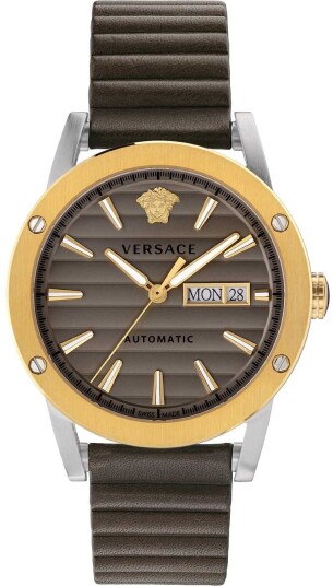 Versace Herreklokke VEDX00219 Theros Brun/Lær Ø42 mm