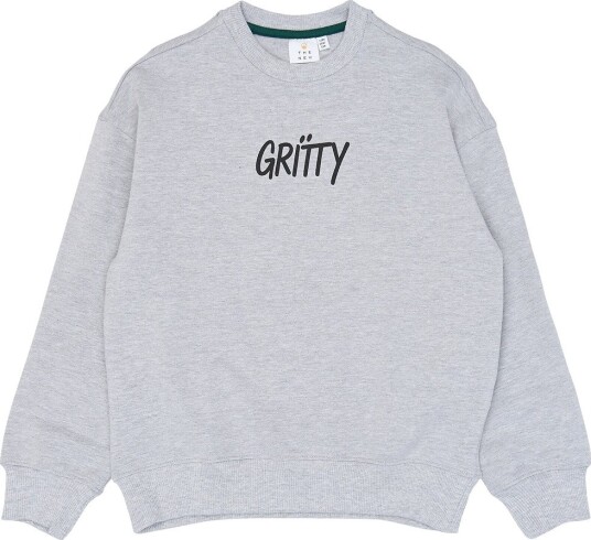The New Tnviggo Os Melange Sweatshirt Grey 146/152 The New Tnviggo Os Melange Sweatshirt Grey 146/152