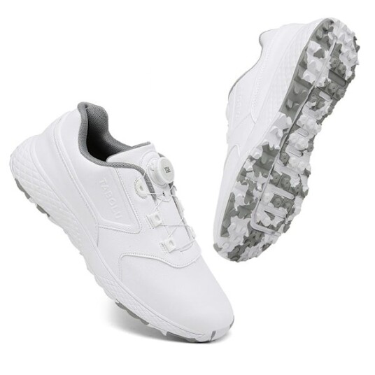 Holocky Dame Golf Sko Spikeless Vanntett Golf Sport Sneakers White Grey 44