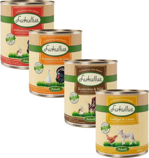 Lukullus Våtfôr Naturkost Variant I 24 X 800 G Lukullus Våtfôr Naturkost Variant I 24 X 800 G