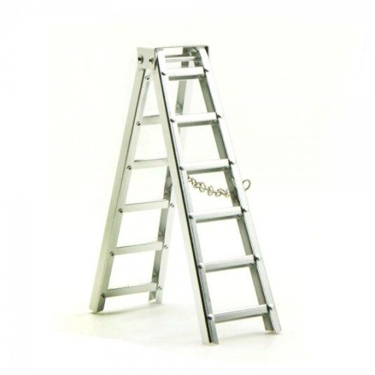 1:10 Scale Aluminum Ladder Short 101mm 1:10 Scale Aluminum Ladder Short 101mm