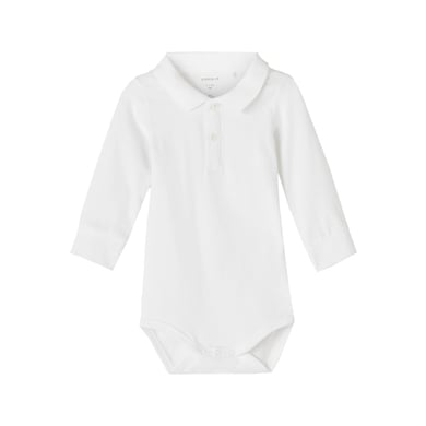 Name It Bright Lang ermet body polo Nbmholger White Name It Bright Lang ermet body polo Nbmholger White